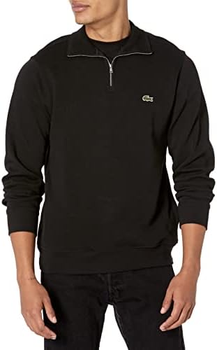 Мужское Худи Lacoste Длинный Рукав Quarter Zip Из Хлопка Lacoste