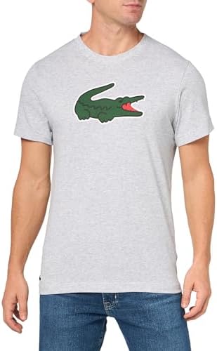 Мужской Лонгслив Lacoste Спортивный Графический Футболка с Коротким Рукавом Lacoste