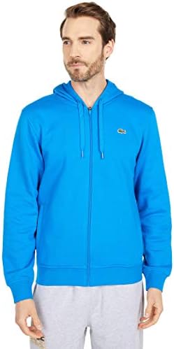 Lacoste Men's Full Zip Fleece, UTRAMARINE/UTRAMARINE, M Lacoste