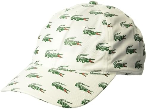 Бейсболка Lacoste Mens Allover Croc Cap Lacoste