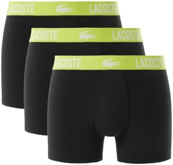 Lacoste Mens Recycled Microfiber Ultra Dry Trunks 3 pack Lacoste