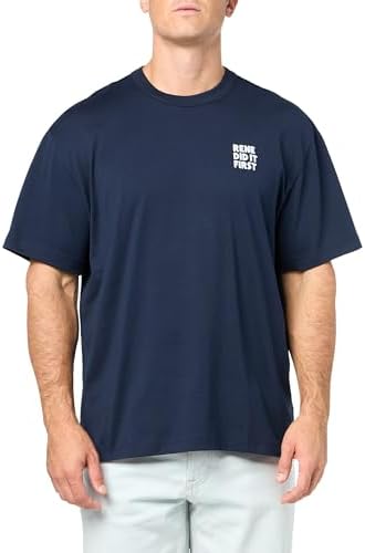 Lacoste Short Sleeve Classic Fit Tee Shirt W/Graphics on Front and Back Lacoste