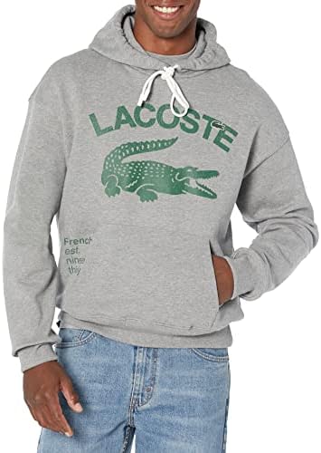 Мужское Худи Lacoste Loose Fit Crocodile Lacoste