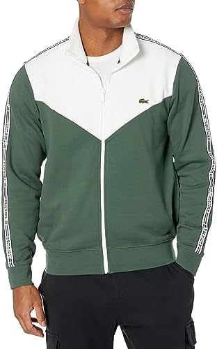 Мужская Толстовка Lacoste Classic Fit Colorblock с Зипом Lacoste