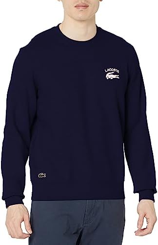 Lacoste Men's Classic Fit Long Sleeve French Terry Sweatshirt Lacoste