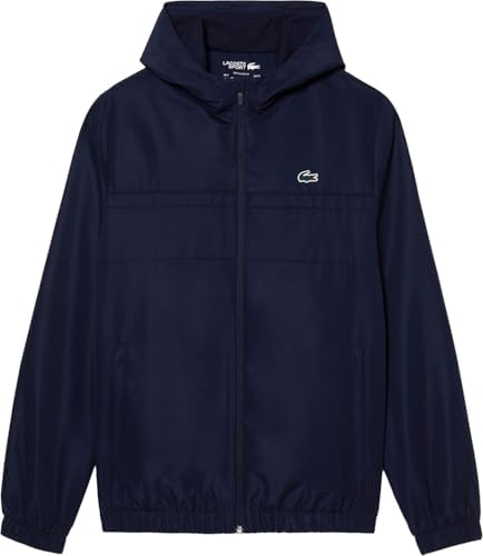 Lacoste Men's Full Zip Tennis Jacket with Hood Lacoste