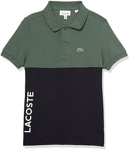 Lacoste Kids' Organic Cotton Piqué ƒolorblock Polo Lacoste