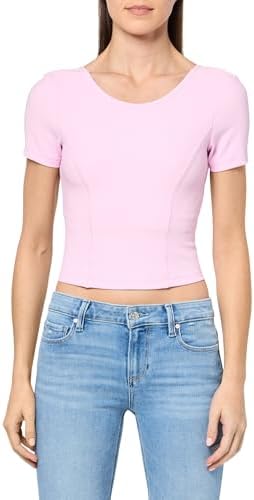 Lacoste x Bandier Women's Short Sleeve Crop Top Lacoste