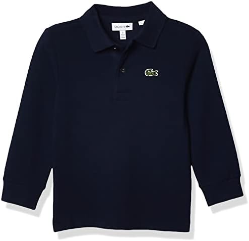 Lacoste Boys' Long Sleeve Classic Solid Pique Polo Lacoste