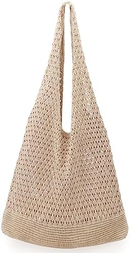 Сумка тоут hatisan Crochet Bags для женщин Летняя пляжная эстетическая сумка Хиппи Вязаная сумка Hatisan