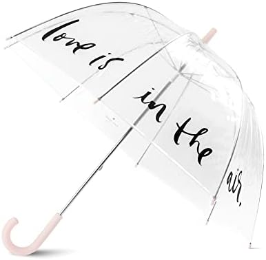 Зонт Kate Spade New York Clear Umbrella for Rain, Large Bubble Umbrella for Weddings, Love Is In The Air Kate Spade New York