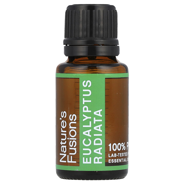 100% Pure Essential Oil, Eucalyptus Radiata , 15 ml Nature's Fusions