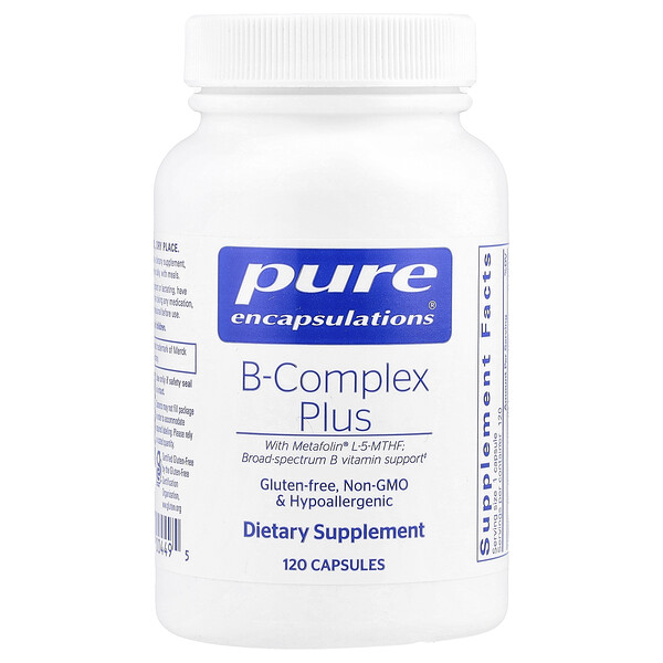 B-Complex Plus, 120 Capsules (Капсулы) Pure Encapsulations