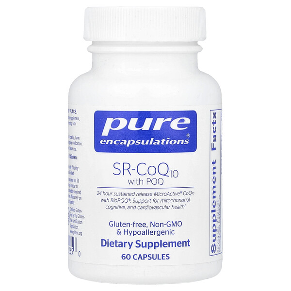 SR-CoQ10 with PQQ, 60 Capsules (Капсулы) Pure Encapsulations