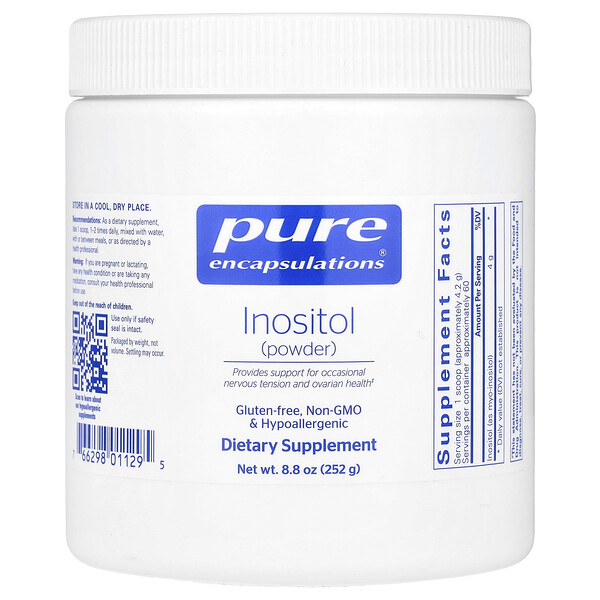 Inositol Powder (Порошок), 8.8 oz (Унции) (252 g) Pure Encapsulations