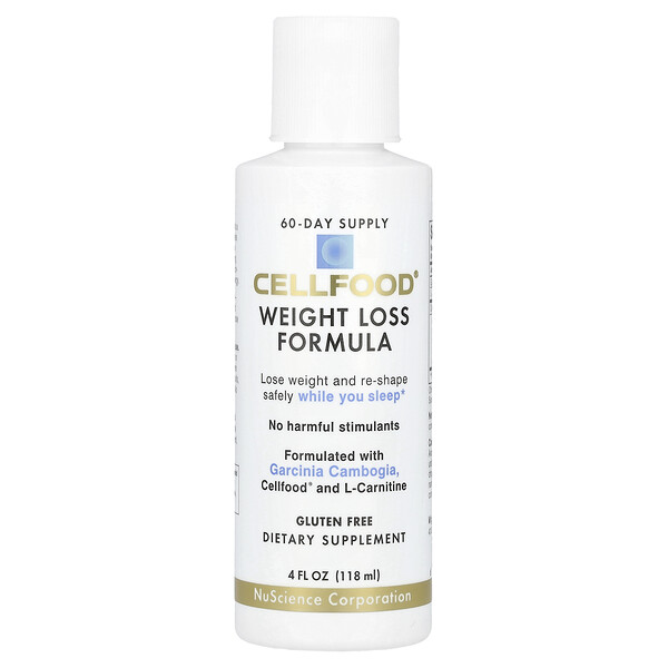 Weight Loss Formula, 4 fl oz (118 ml) Cellfood