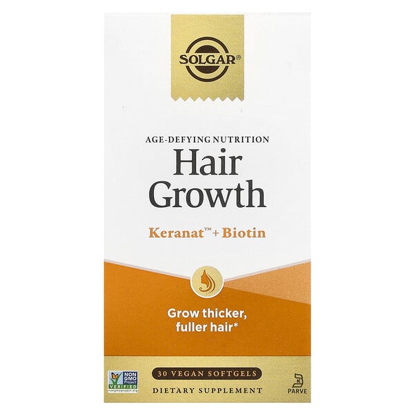 Age-Defying Nutrition, Hair Growth, 30 Vegan Softgels (Мягкие капсулы) Solgar