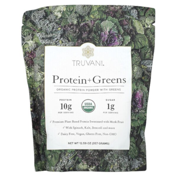 Protein + Greens, 12.59 oz (357 g) Truvani