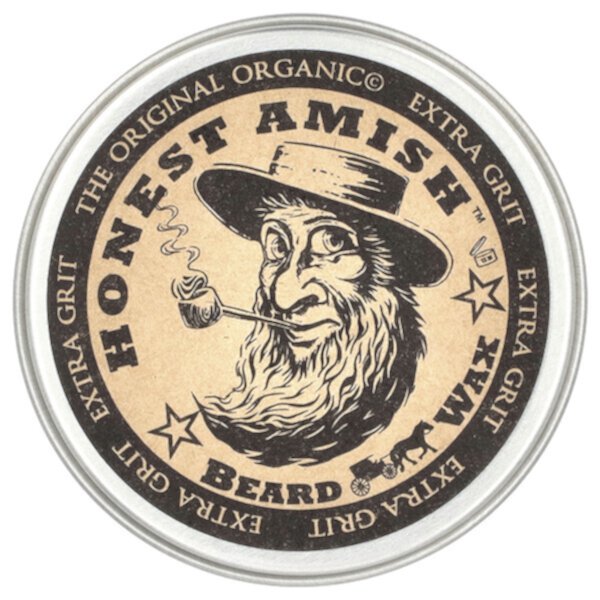 Extra Grit! Beard Wax, 2 oz (60 ml) Honest Amish