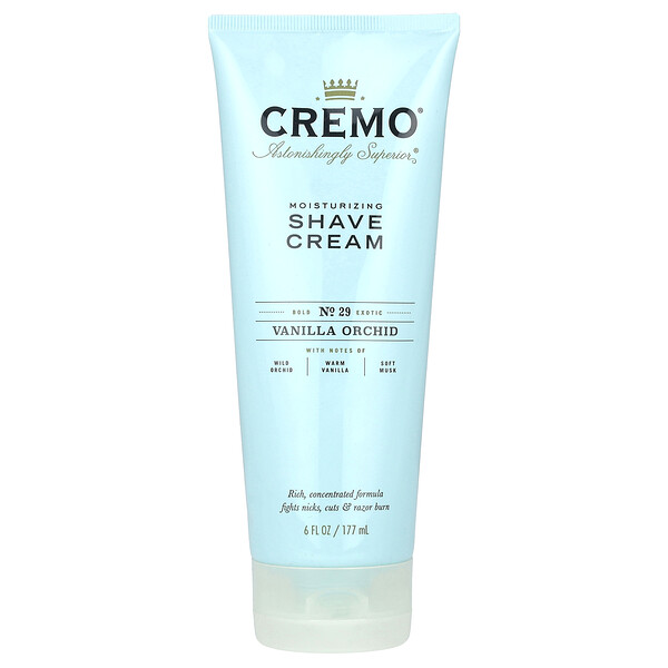 Shave Cream, Vanilla Orchid, 6 fl oz (177 ml) Cremo