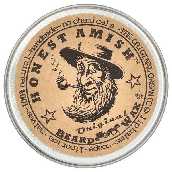 Original Beard Wax, 2 oz (60 ml) Honest Amish