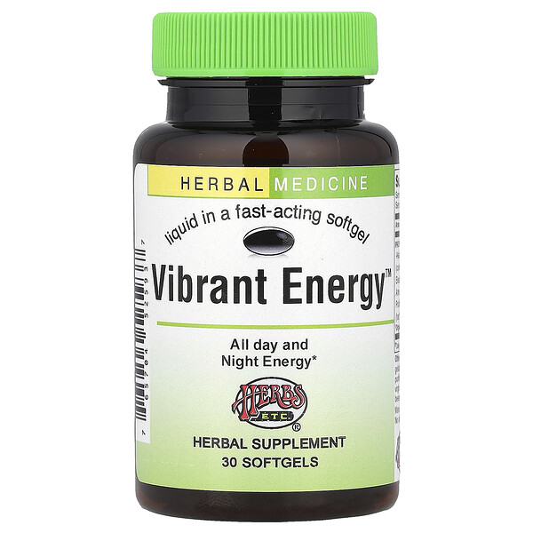 Vibrant Energy™, 30 Softgels Herbs Etc.