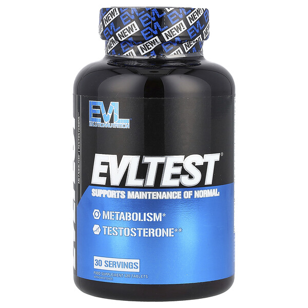 EVLTEST®, 120 Tablets EVLution Nutrition