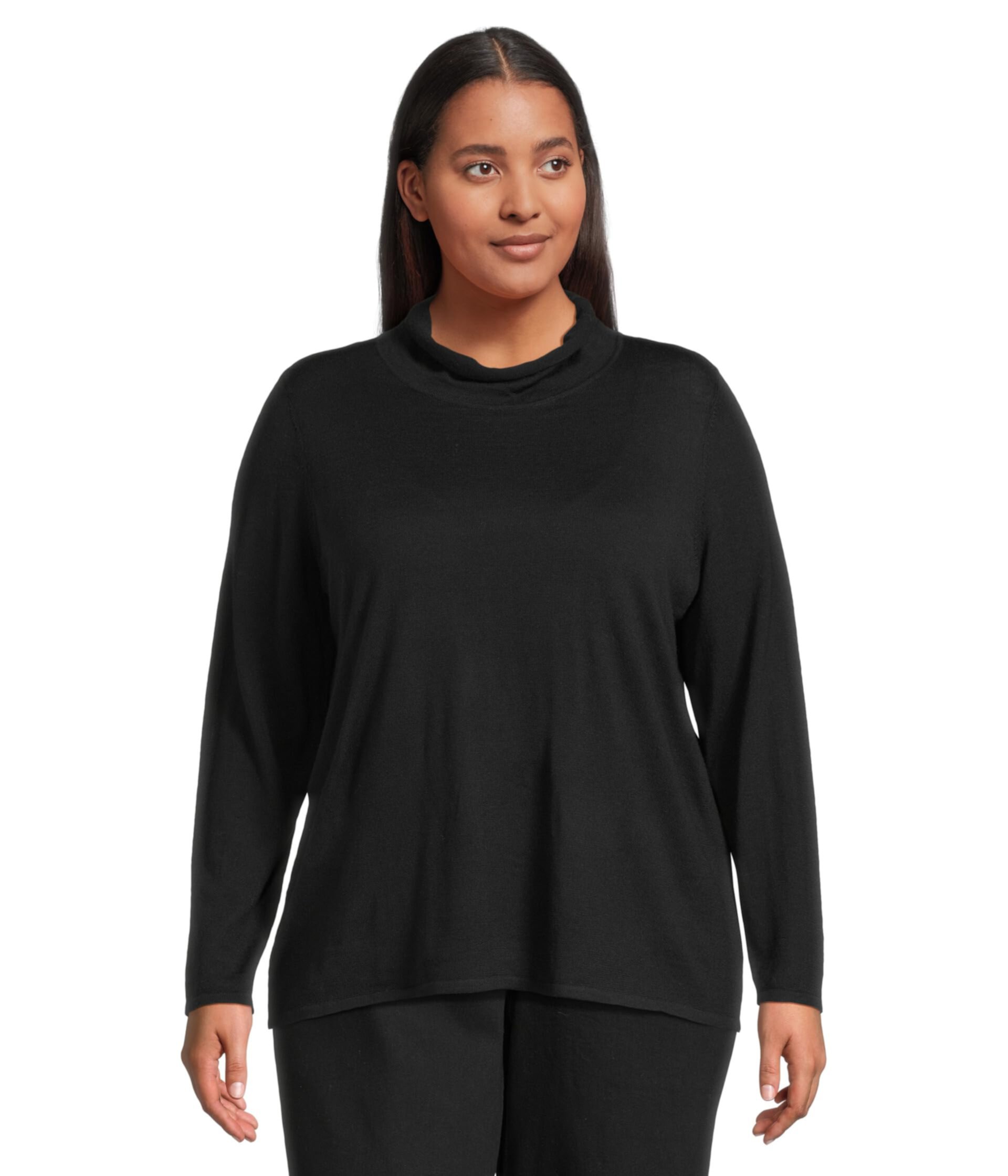 Plus Size Turtleneck Eileen Fisher