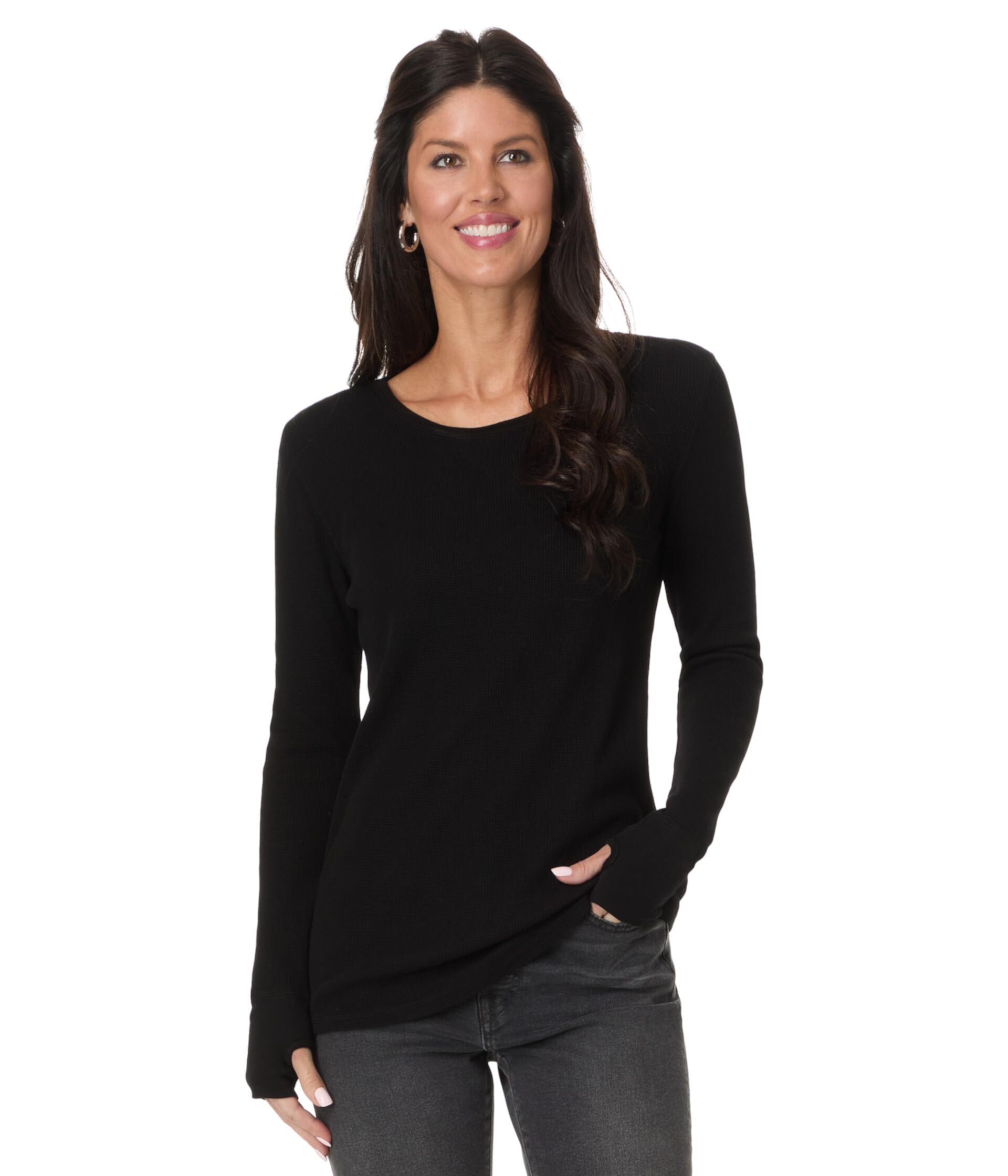 Long Sleeve Crew Tee with Thumbhole Mod-o-doc