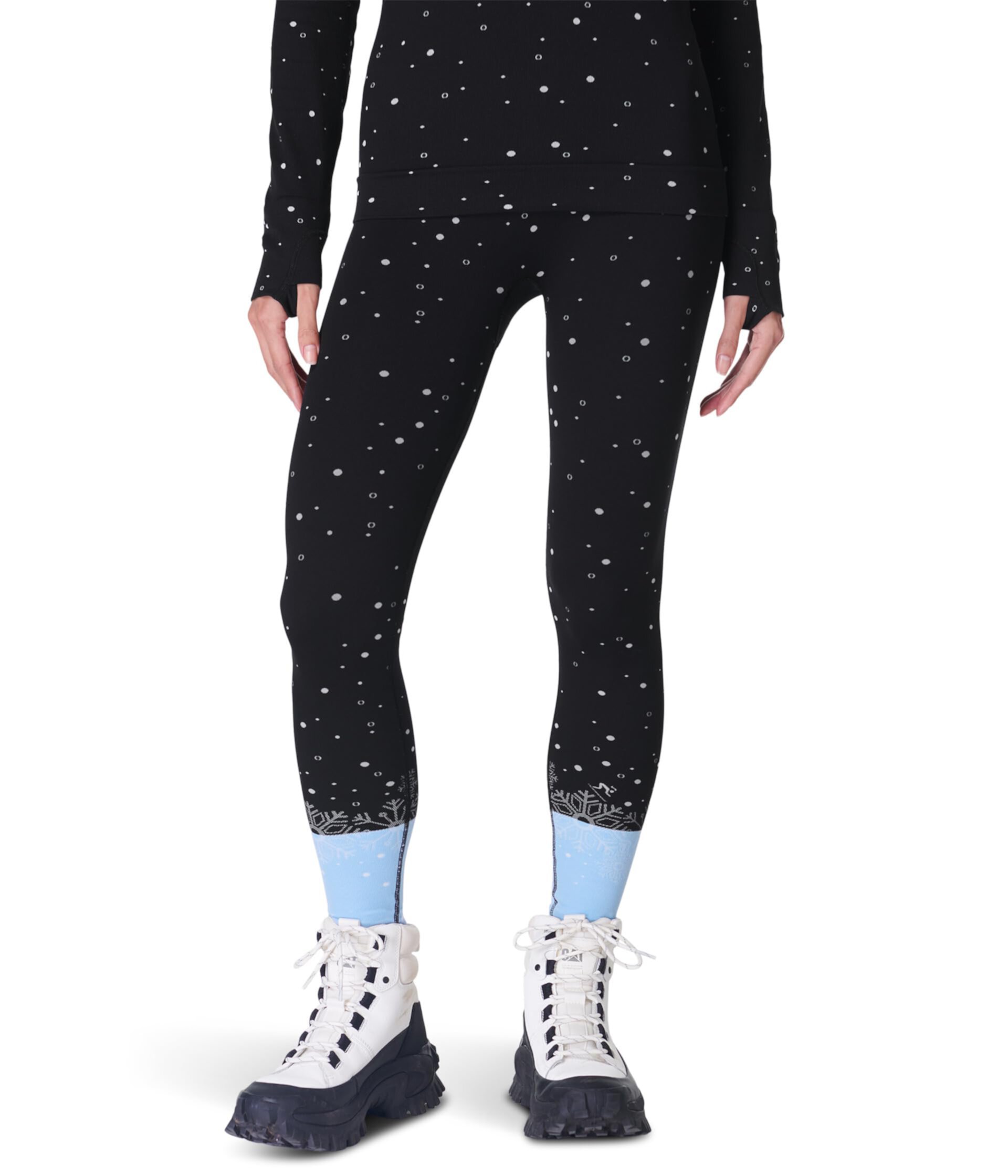 Женские Брюки Sweaty Betty Snowflake Base Layer Leggings Sweaty Betty