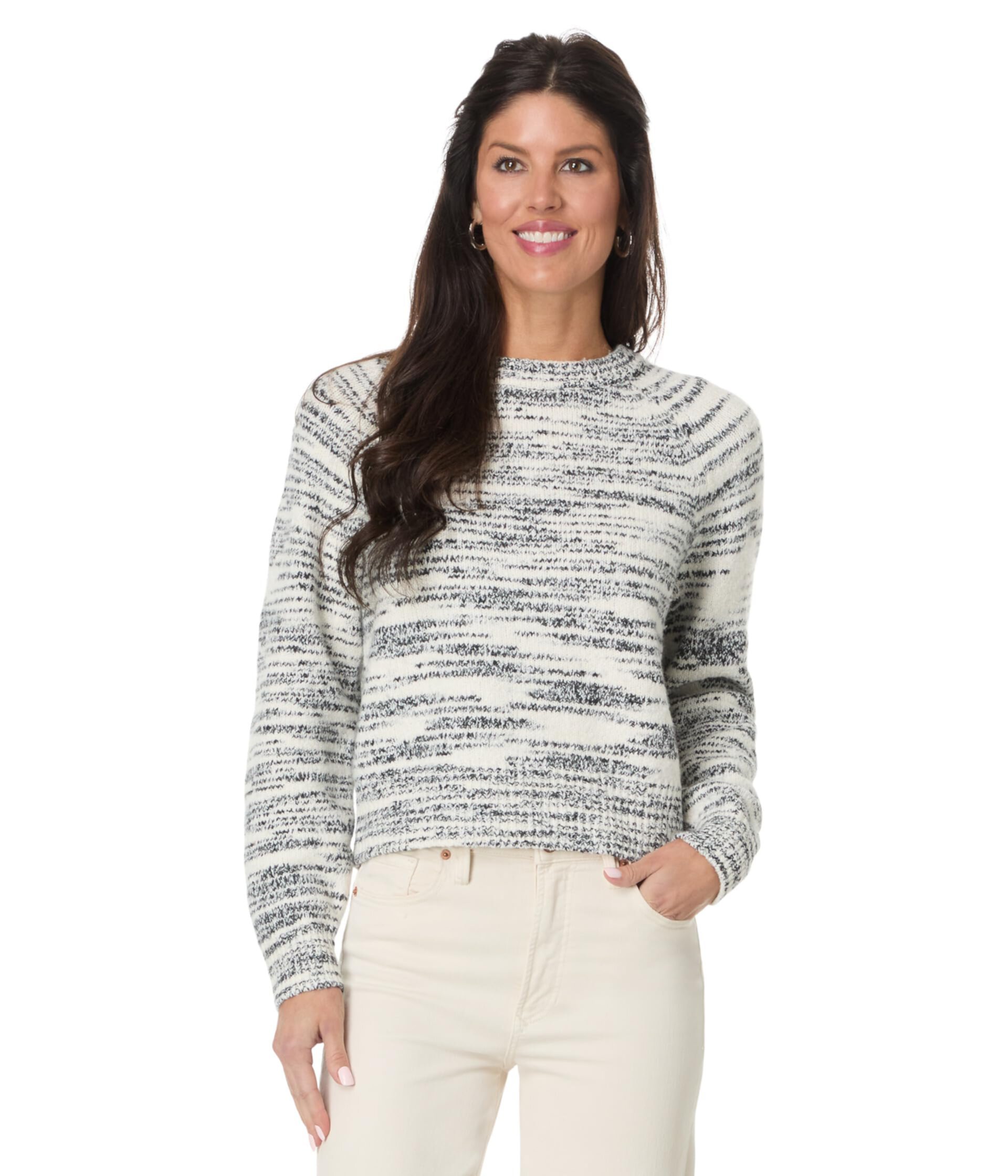 Женский Свитер Lilla P Ribbed Neck Raglan Lilla P