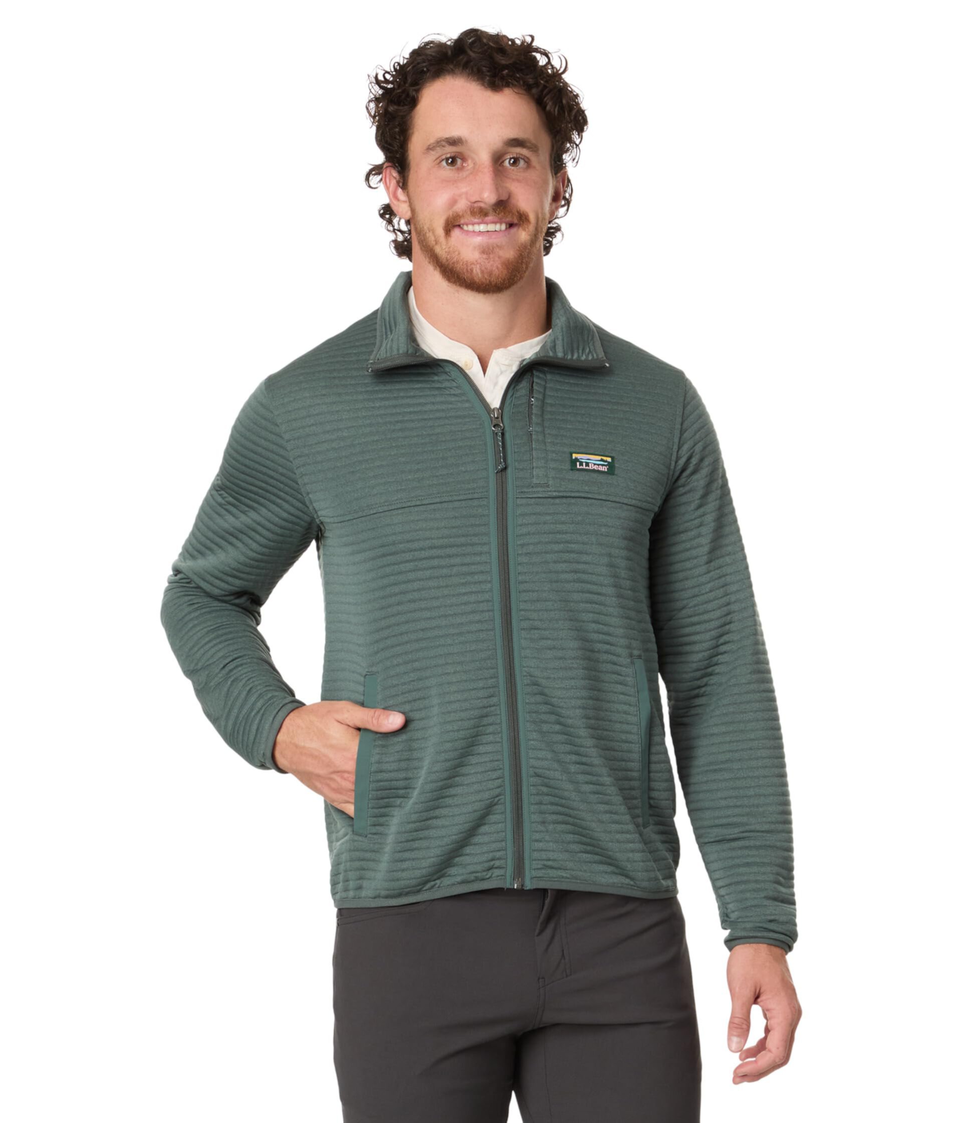 Мужская Толстовка L.L.Bean Airlight Knit Full Zip L.L.Bean