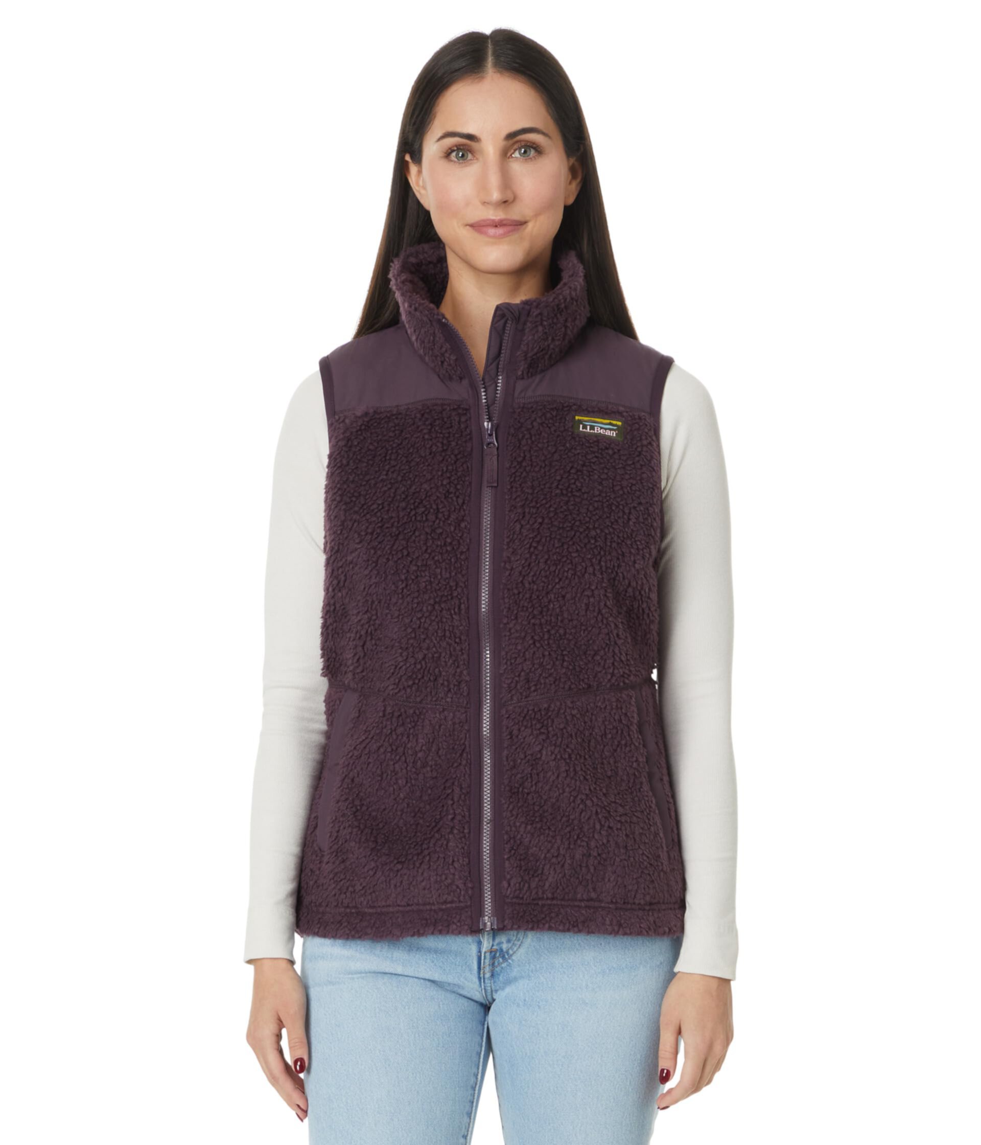 Женская Повседневная куртка L.L.Bean Bean's Sherpa Fleece Vest L.L.Bean