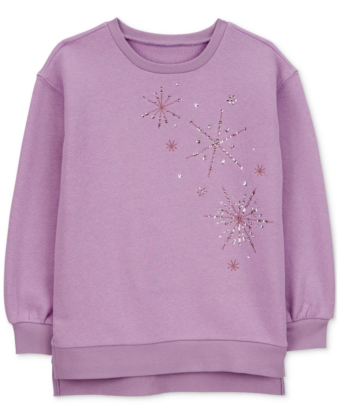 Little & Big Girls Sparkle Fleece Sweatshirt Carter's