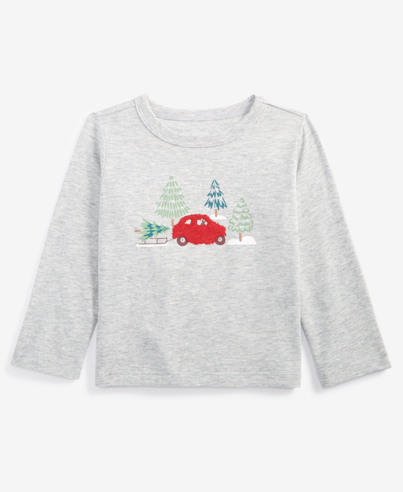 Baby Boys Printed Long-Sleeve T-Shirt, Created for Macy's First Impressions