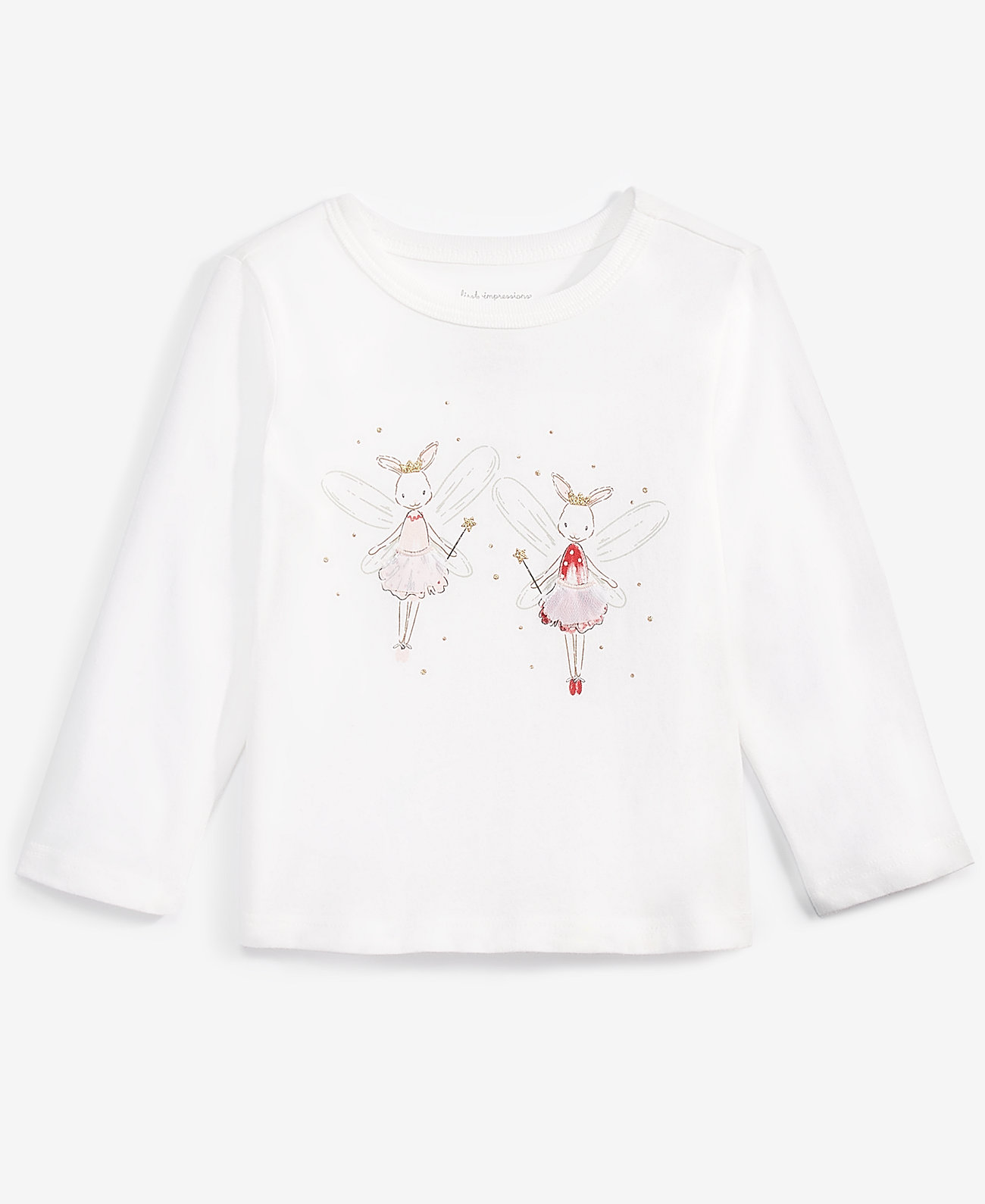 Baby Girls Fairy Graphic Long-Sleeve T-Shirt, Created for Macy's First Impressions