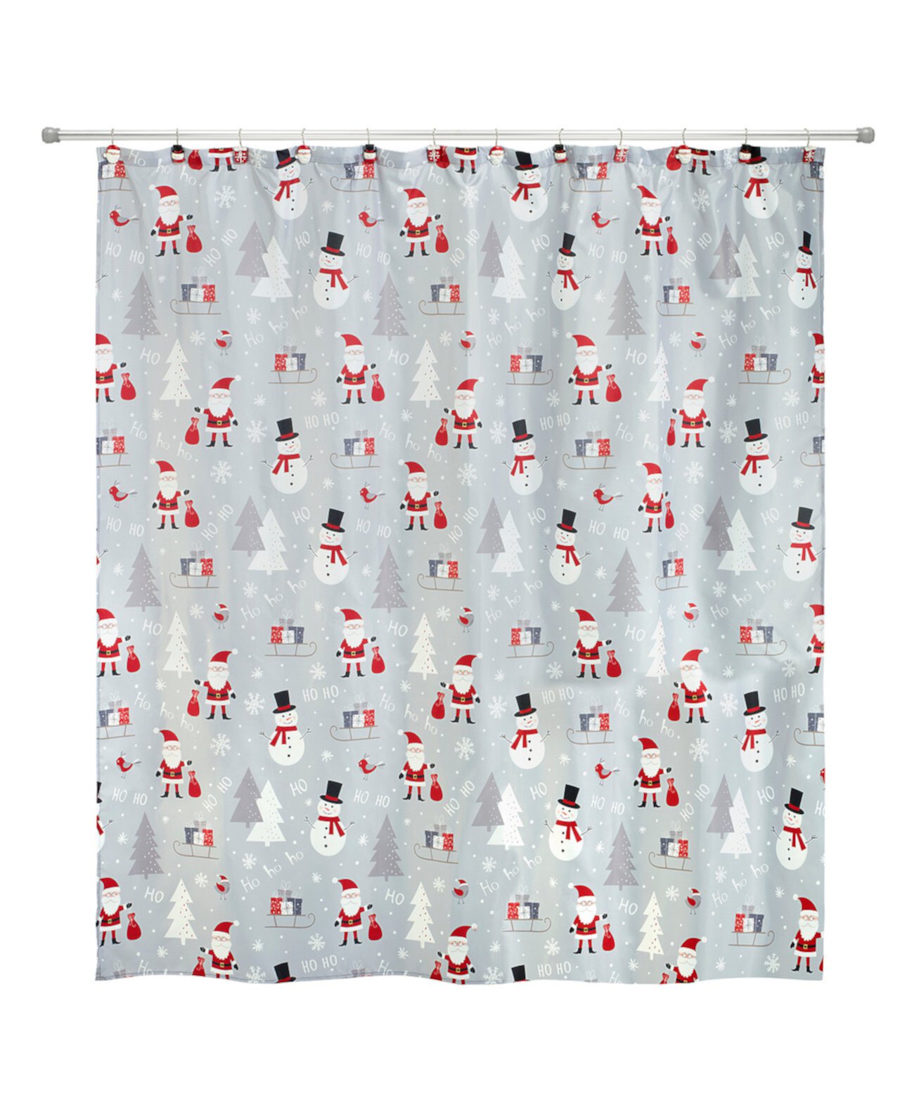 Ho Ho Ho Shower Curtain, 72" x 72" Avanti