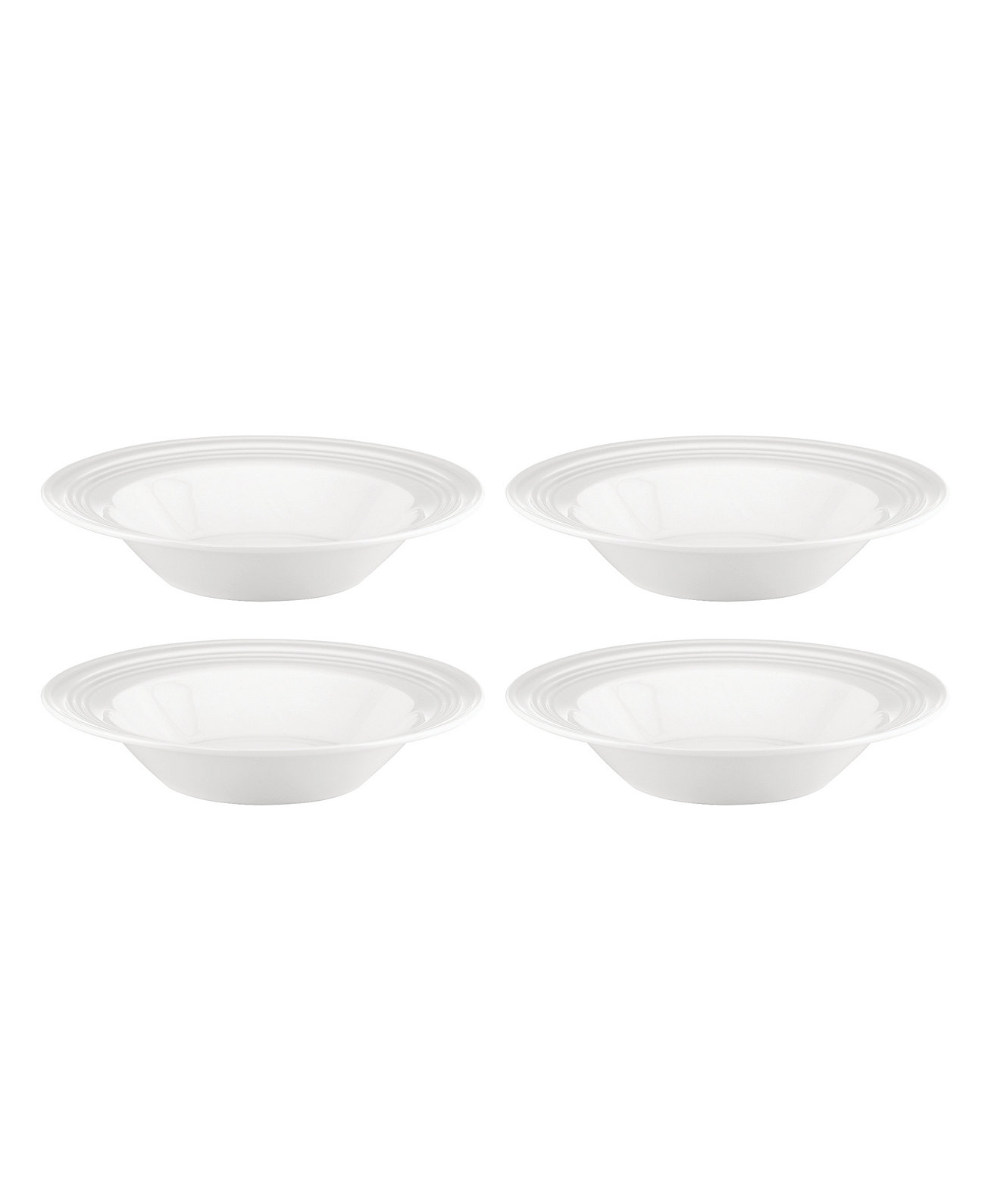 Tin Can Alley Rimmed Soup Bowls, Set of 4 Lenox