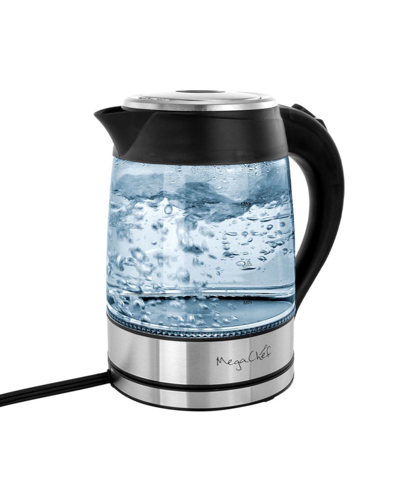 1.8Liter Stainless Steel Electric Tea Kettle MegaChef