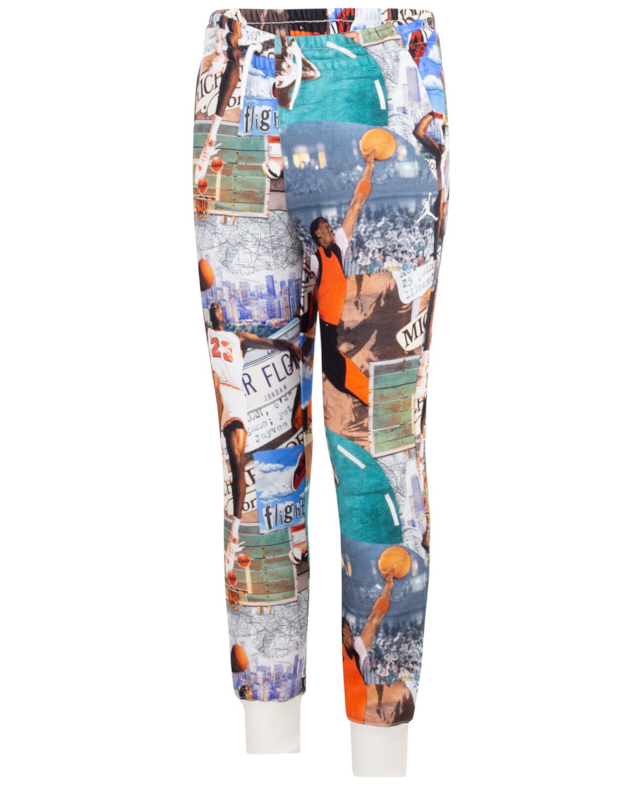 Big Boys MJ Brooklyn Fleece All-Over Print Pants Jordan