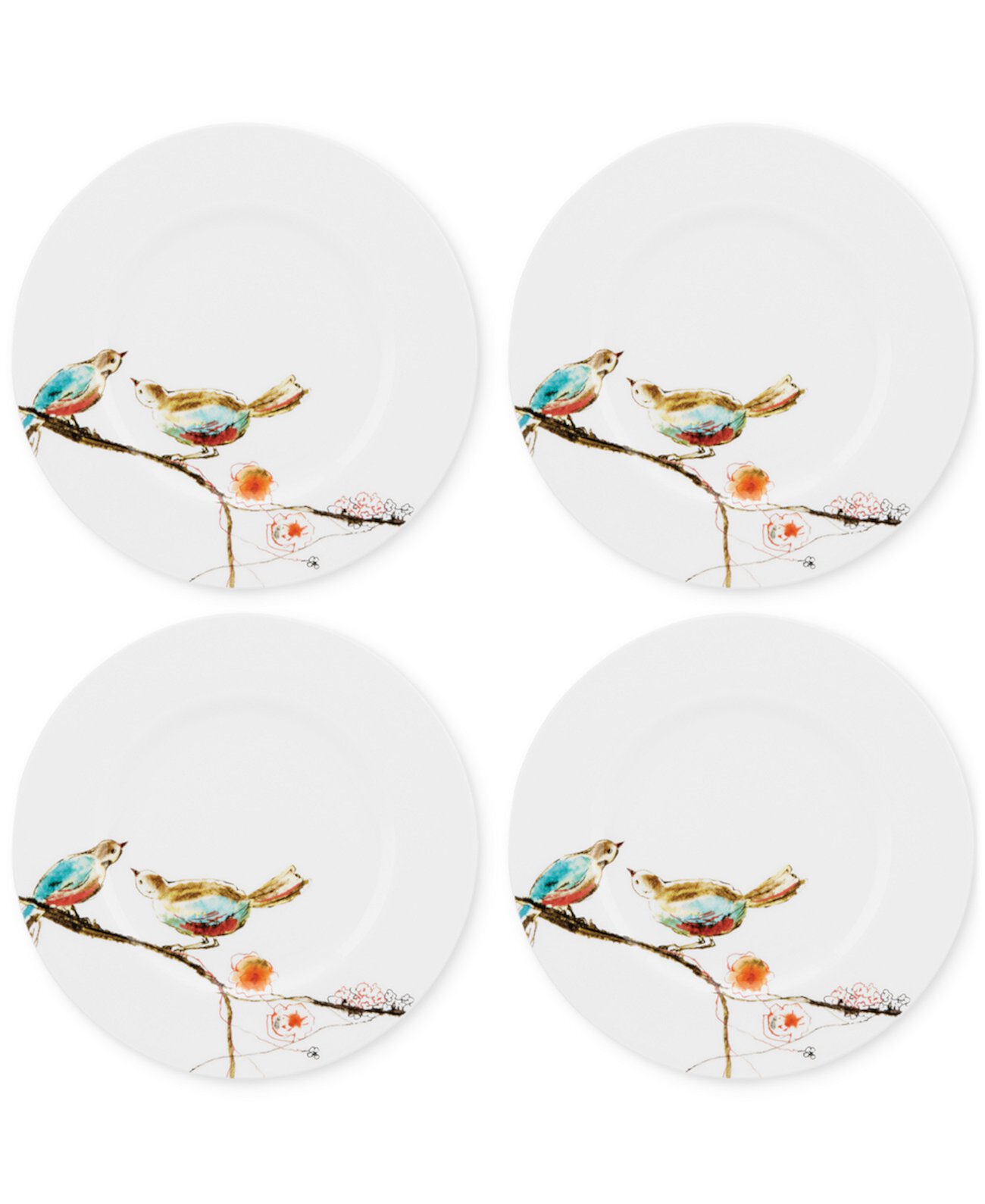 Chirp Salad Plates, Set of 4 Lenox