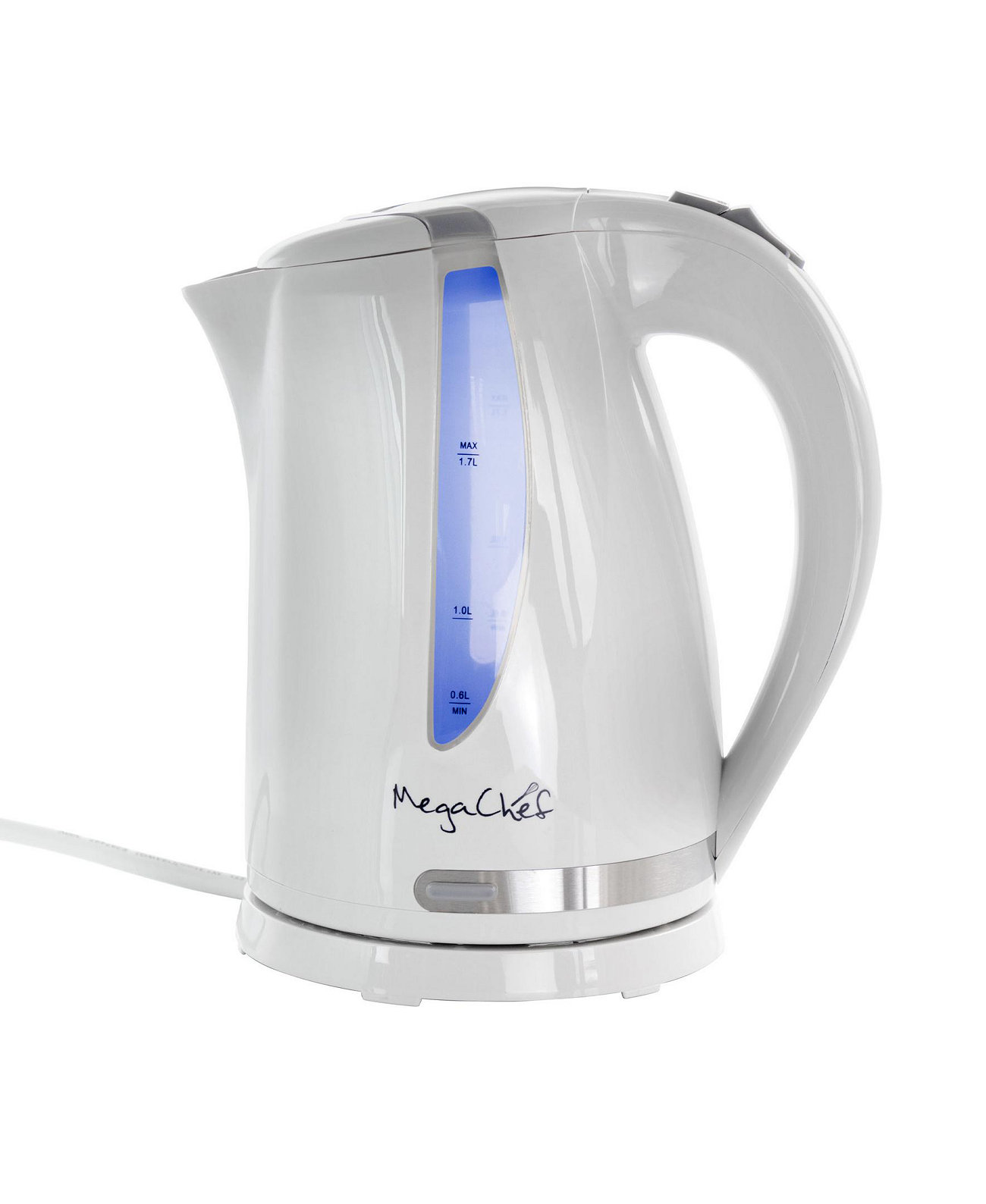 1.7Liter Stainless Steel Electric Tea Kettle MegaChef