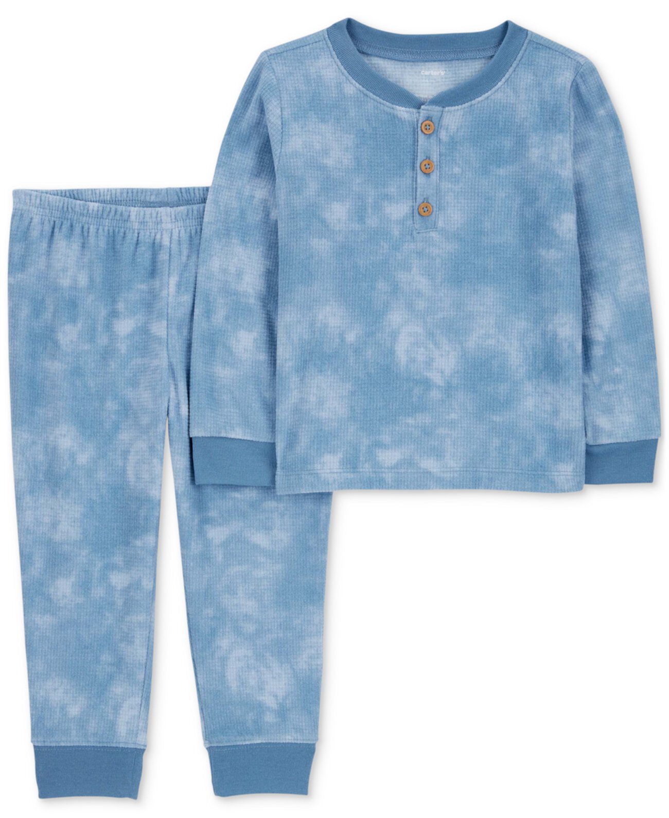 Toddler Girls Tie-Dye Fleece Pajamas, 2 Piece Set Carter's