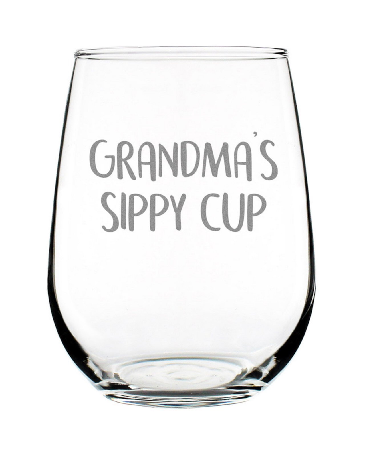 Grandma's Sippy Cup - Stemless Wine Glass Bevvee