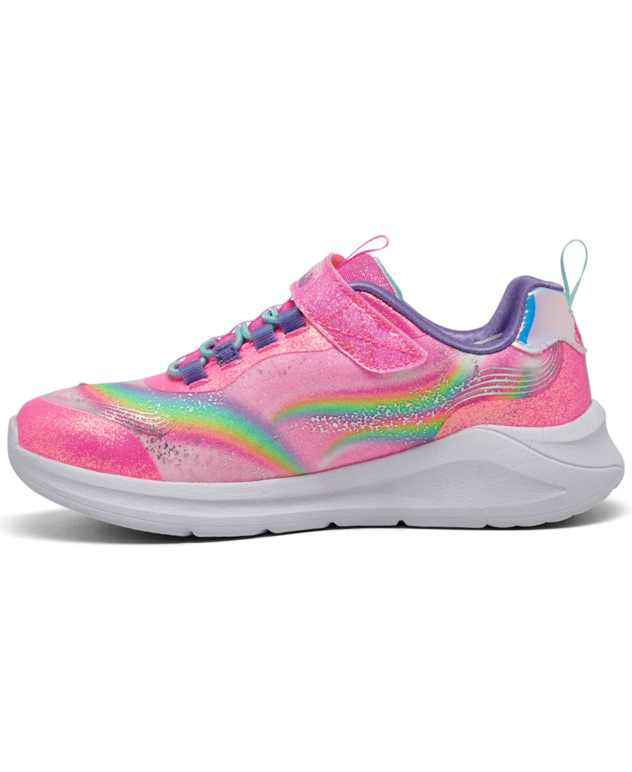 Светящиеся кроссовки SKECHERS S-Lights Unicorns для девочек с застежкой Skechers