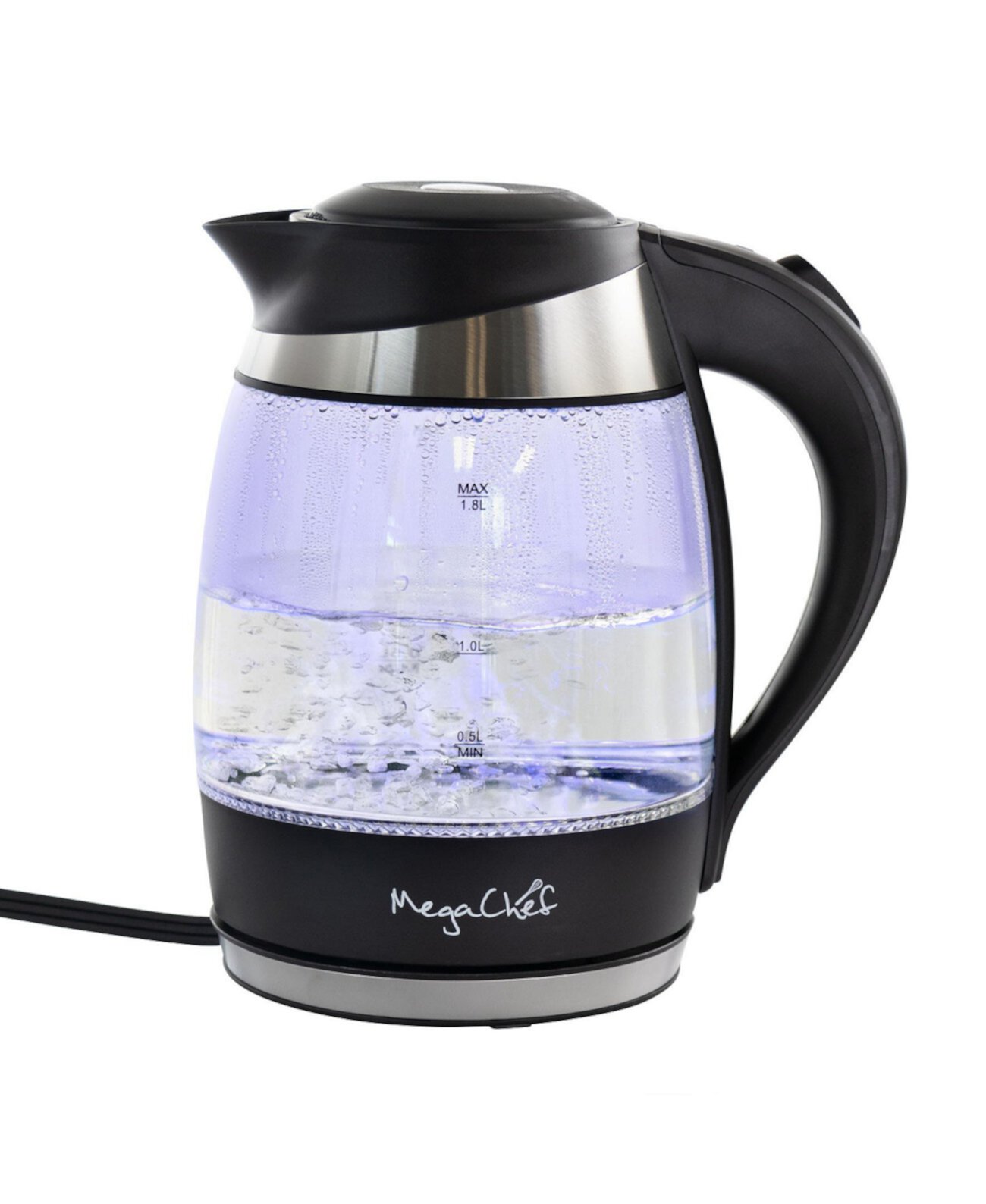 1.8Liter Stainless Steel Electric Tea Kettle MegaChef