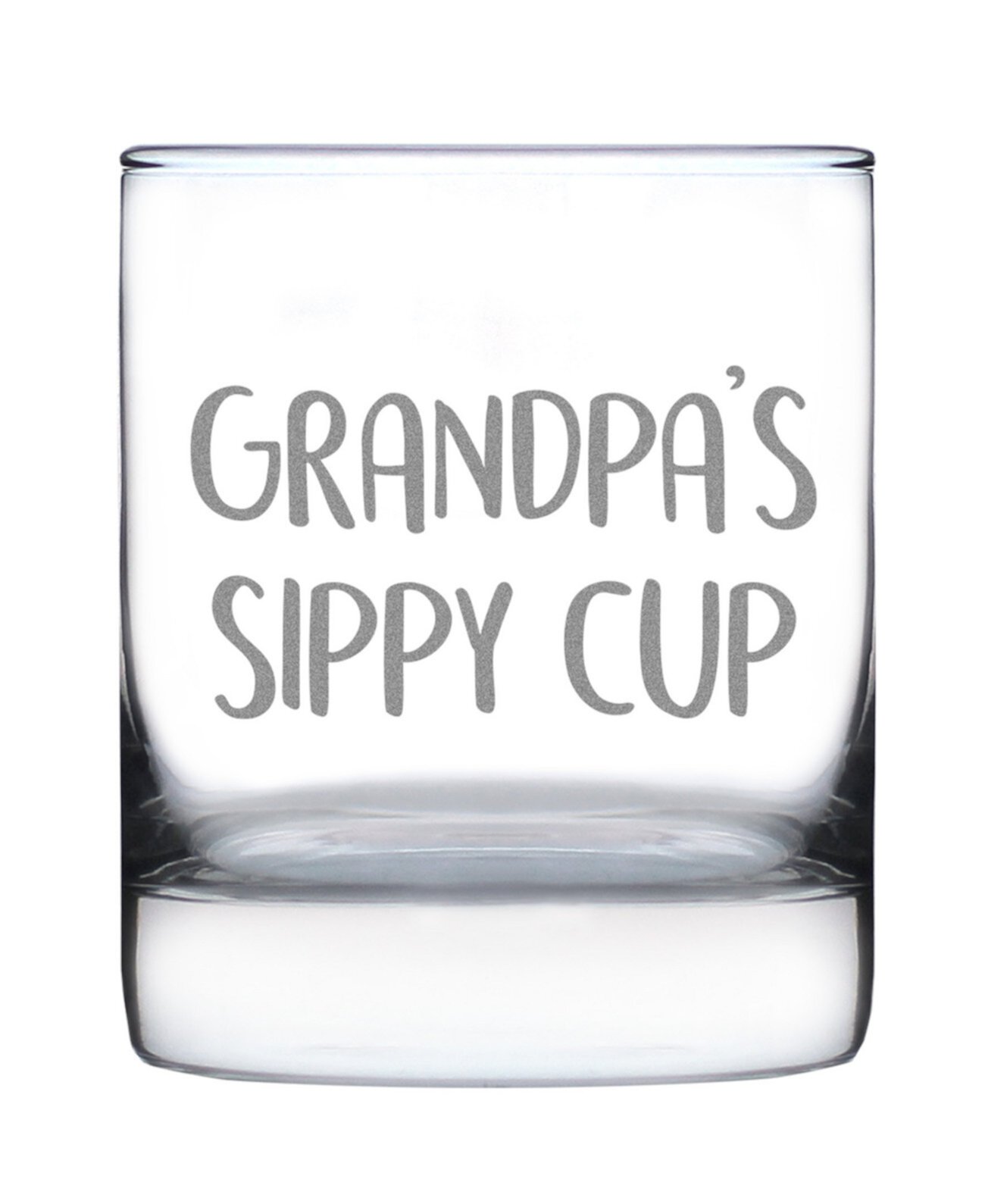 Grandpa's Sippy Cup - Whiskey Rocks Glass Bevvee