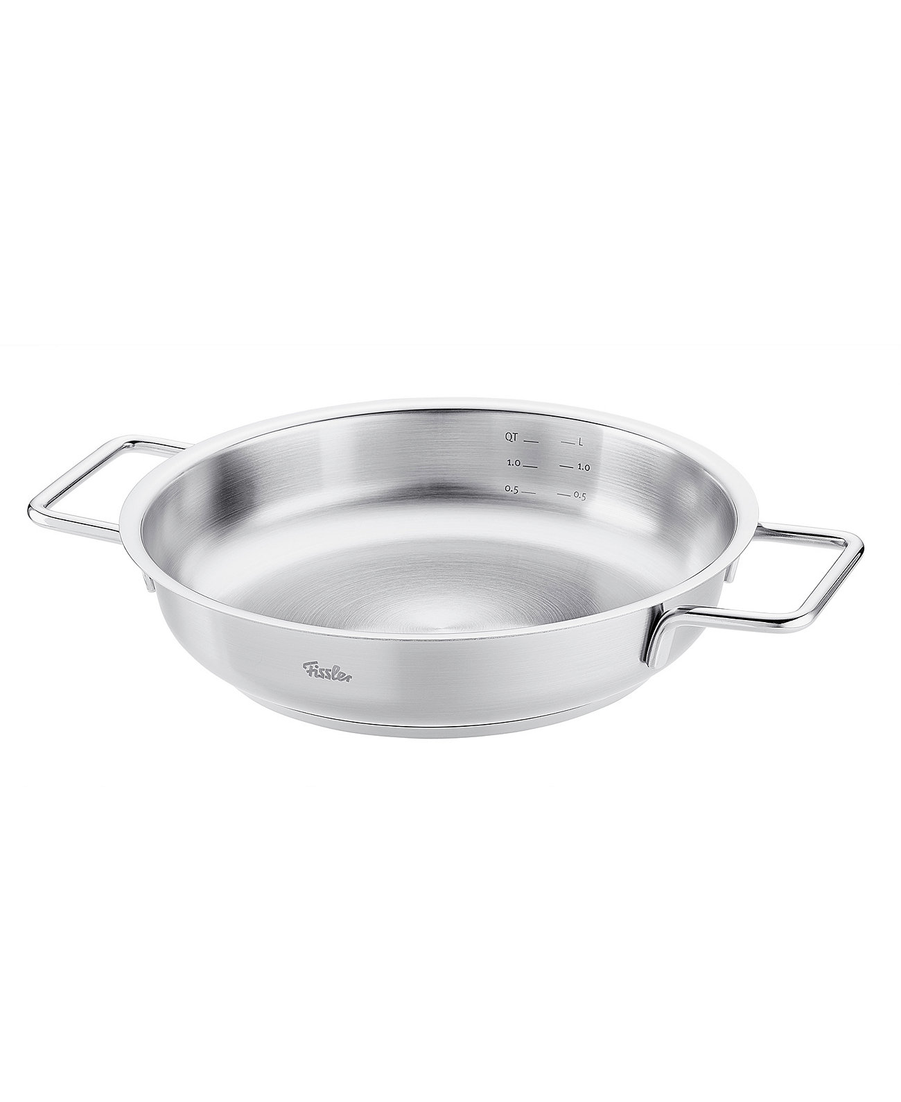 Pure Collection Stainless Steel Serving Pan, 9.5 Inch Fissler