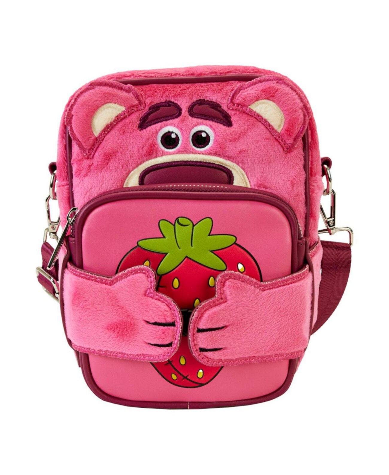 Сумка кросс-боди Loungefly Lotso Плюшевая Crossbuddies с монетницей Loungefly