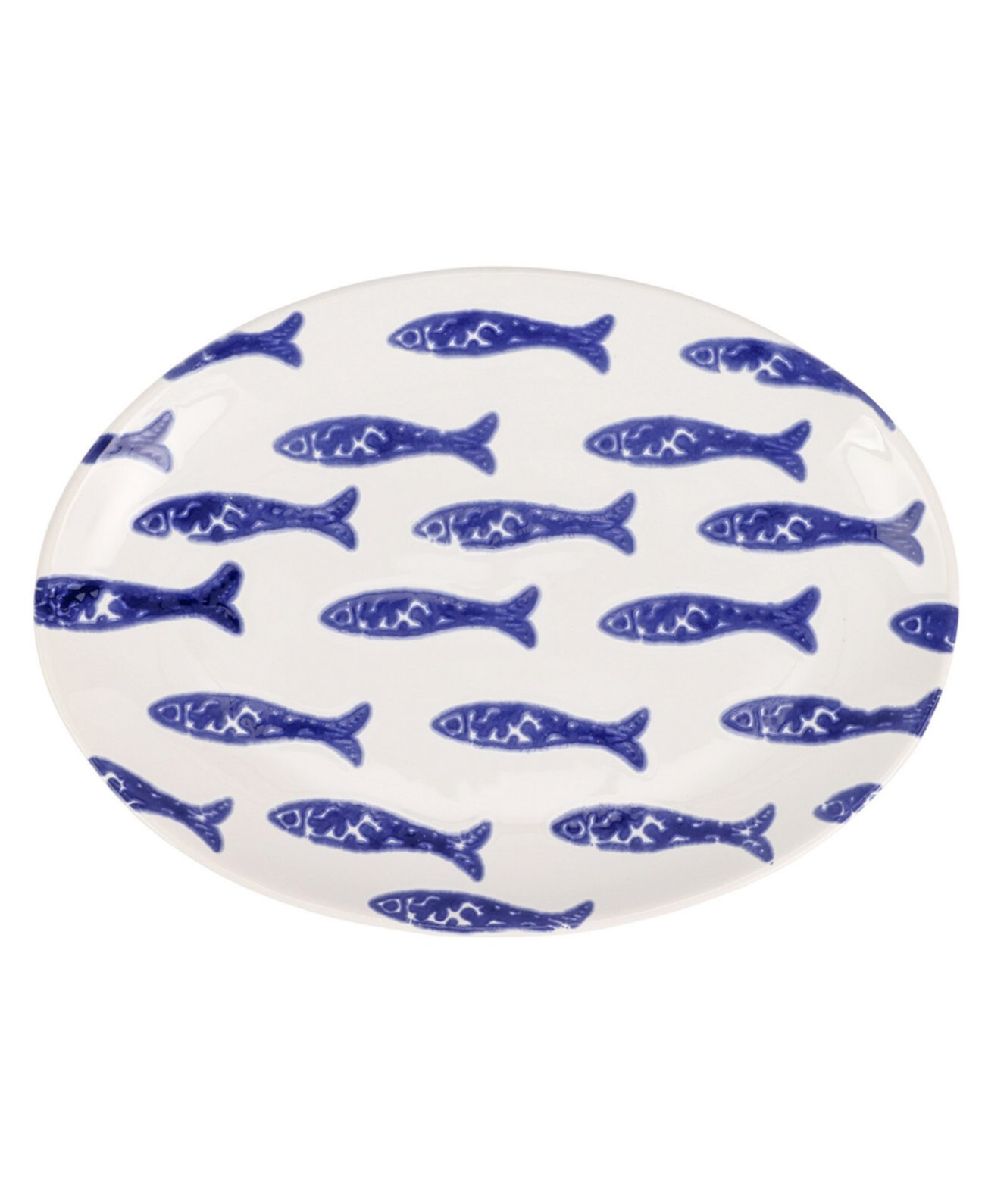 Santorini Fish Small Oval Platter VIETRI